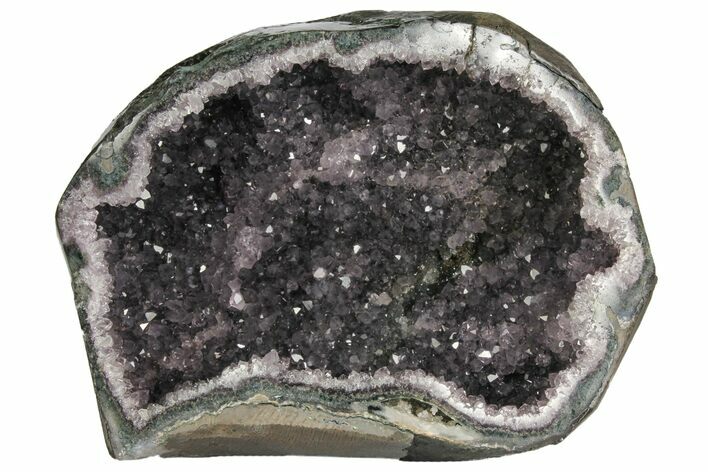 Wide, Purple Amethyst Geode - Uruguay #135340